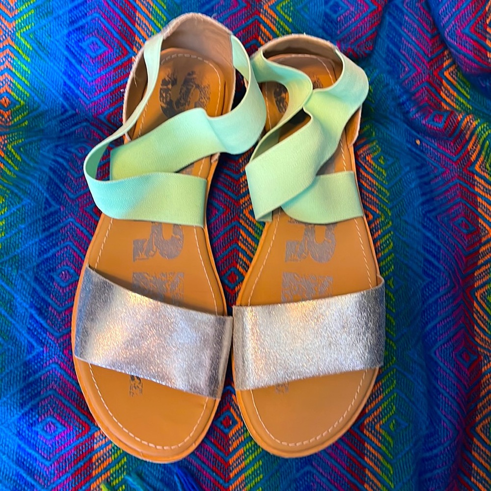 Sorel Metallic Sandals